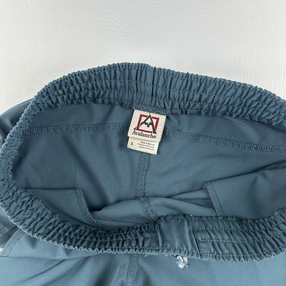 Avalanche Women’s Small Teal Athletic Hiking Shorts Zip Pocket Stretch S - Picture 8 of 9